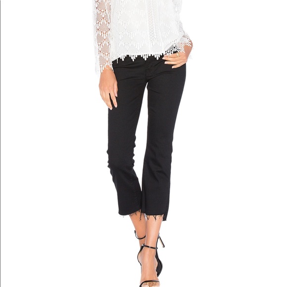 Mother insider crop step fray jeans denim - Picture 2 of 10